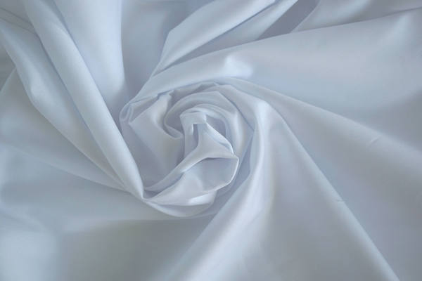 65486: Spechler Vogel Pima Cotton Satin Batiste WHITE fabric by the yard