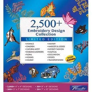 Brother SAEMB2500 2500+ Embroidery Design Collection on USB Stick that came with XP1 Luminaire Bundle
