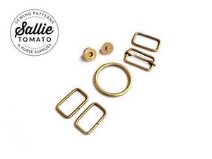 Sallie Tomato ST112SA Selena Antique Brass Hardware Kit