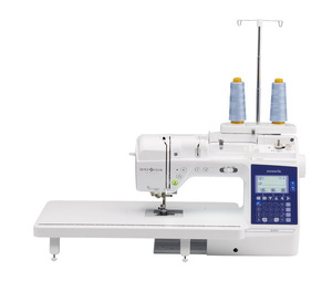 Brother, BQ950, 012502652908, NQ900PRW, Babylock Lyric, Babylock, Lyric, Project Runway, 240 Stitch, Sewing, Quilting, Machine, Brother NQ900PRW 240 Stitch Sewing Quilting Machine 8.3"Arm, 10 Buttonholes, Extension Table, Drop Feed, 15 Feet: Free Motion, Walking Foot, 1/4" FootBrother BQ950 New Quilt Club 240 Stitch Sewing Quilting Machine 8.3"Arm, 10 Buttonholes, Ext Table, 15 Feet: Free Motion, Walking Foot, 1/4" Foot