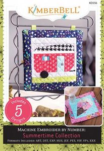 Kimberbell KD556 Machine Embroider by Number: Summertime Collection CD