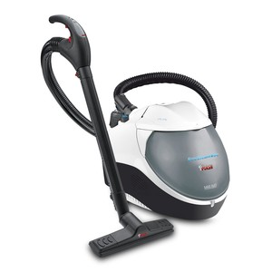 Polti PVNA0004, Eco Steam Vac Dual, White Canister Steam Cleaner and Water Filtration Vacuum Cleaner, Made in Italy