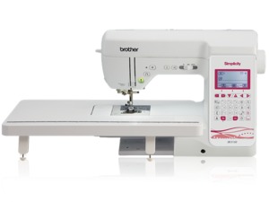Simplicity by Brother SB3150, NS80PRW+, 180 Stitch Deluxe Computer Sewing Quilting Machine, Wide Extension Table, 10 Auto Buttonholes, Bonus Simplicity Pattern