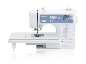 Brother New XR9550PRW, Project Runway, Computer Sewing Machine, SB1000, 110 Stitch, 8BH's, Font, Ext Table, Threader, Start/Stop, Needle Up/Down, Speed Limit