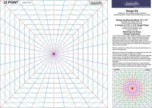 91817: Westalee Design Designer Kit 12x12" Auditioning Block, Graph Pads, Stitching Line Discs