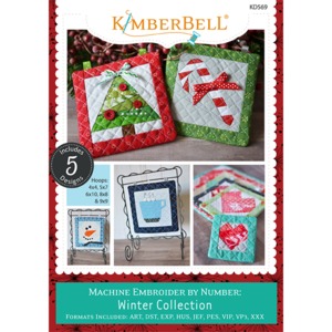 Kimberbell KD567, Mini Wall Hangings, Volume 1: The Happy Home Machine Embroidery CD