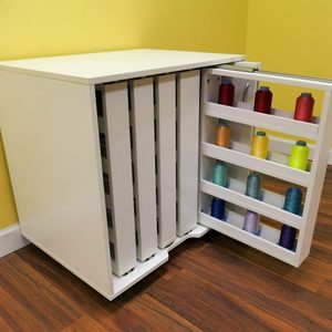 Kangaroo, 2051, Mod, 5, Thread , Caddy, Only, available, White, Compact, Squad, Modular, Unit, Rolling, Casters, Wheels, Storage, Drawers