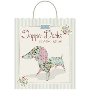 Tilda Fabrics TIL500014, Apple Butter Sewing Kit Toy Dapper Dachshund