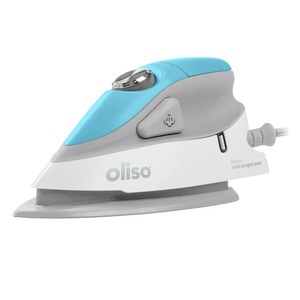Oliso M2Pro Mini Project Iron 1000W, Bi Volt Dual Voltage Travel Iron Choice of Butterscotch or Turquoise