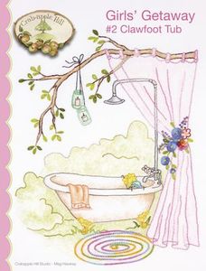 Crabapple Hill Studios CAH2554 Girls' Getaway Clawfoot Tub No. 2