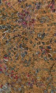 92671: Eversewn VL986R101 Distressed Flower Natural Cork Fabric 1 Yard x 27"