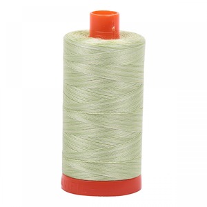 Aurifil Cotton 3320 50wt 1422 yds Variegated Spring Green