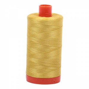 Aurifil Cotton 5015 50wt 1422 yds Gold Yellow