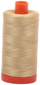 Aurifil Cotton 2915 50wt 1422 yds V Lt Brass