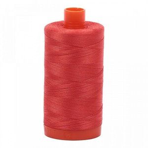 Aurifil Cotton 2277 50wt 1422 yds Lt Red Orange