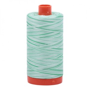 Aurifil Cotton 4661 50wt 1422 yds Variegated Mint Julep