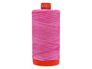 Aurifil Cotton 4660 50wt 1422 yds Variegated Pink Taffy