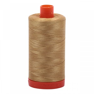 Aurifil Cotton 2920 50wt 1422 yds Lt Brass