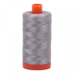 Aurifil Cotton 2620 50wt 1422 yds Stainless Steel