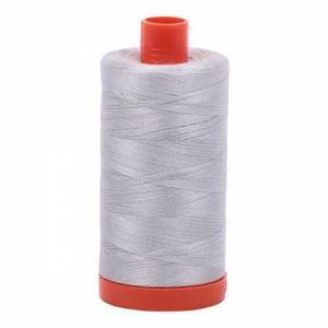 Aurifil Cotton 2615 50wt 1422 yds Aluminum