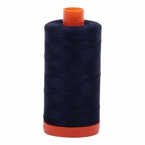 Aurifil Cotton 2784 50wt 1422 yds Dk Navy