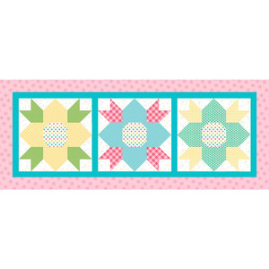Riley Blake 2019 Table Runner Kit of the Month Program - May Blossoms - 18" x 44"
