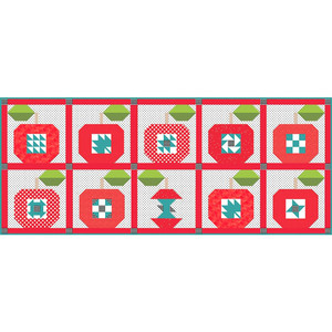 Riley Blake 2019 Table Runner Kit of the Month Program - Apple Spice - 21" x 51"