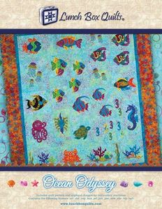 Lunch Box Quilts, LLC QPOCDD Ocean Odyssey Applique Pattern w/CD & Redemp Code