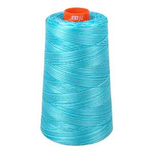 93042: Aurifil A6050-4663 Mako Cotton Thread 50wt 6452yd Cone Baby Blue Eyes