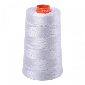 93036: Aurifil A6050-2600 Mako Cotton Thread 50wt 6452yd Cone Dove