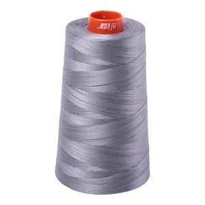 Aurifil A6050-2605 Mako Cotton Thread 50wt 6452yd Cone Grey
