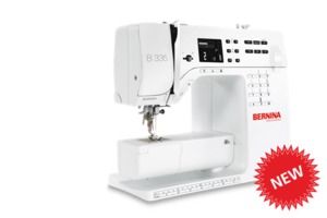 Bernina B335, Sewing Machine, 221 Stitch, 2 Fonts, 1-Step Buttonholes, Needle Threader, Start/Stop, Speed Limit Control, Ext Table, LED Light, 900SPM
