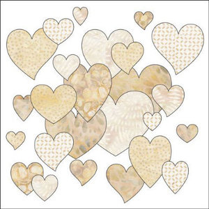 Urban Elementz UE1021 Bohemian Chic - Hearts - Neutral