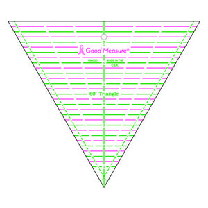 93373: Good Measure GM60D 60° Degree Triangle Ruler