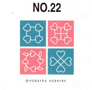 Brother, SA322, No., 22, Quilted, Applique, Patterns, Embroidery, Card, Baby, Lock, Larger, Machine