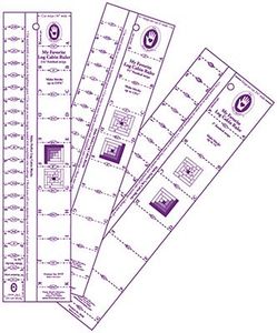 77141: Marti Michell 6888A Log Cabin Ruler 1in & 2in