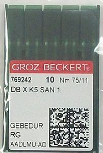 93726: Groz-Beckert DBXK5 GROZ-EMB11 Commercial Embroidery Machine Needles GB Emb Size 75/11 pkg/10