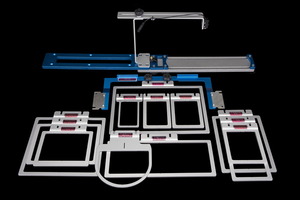 Durkee Hoops EZ Framer MAX Pro Pack: EZ Framer MAX PLUS 12in1 Piece EZ Frame Master Set EZ Frames for Br/BL 6 & 10 Needle Machines Only