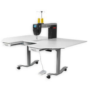 Bernina Horn Adjustable Height Air Lift Table for Q16, Q20 Longarm Quilting Machines