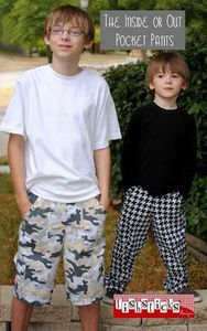 Fishsticks Designs Pattern FSI00P02 The Inside or Out Pocket Pants size 5-12