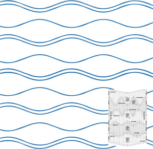 95116: Sariditty SY-WAVE by Westalee Sew Steady Wave Rulers - Choose Individual or 5pc Set