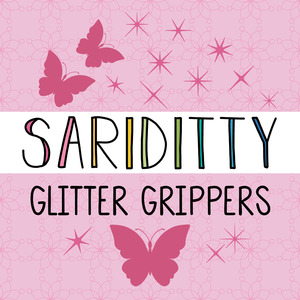 95123: Sariditty SA-BFLYGRIPSET by Westalee Sew Steady Butterfly Glitter Grippers 27PC Set