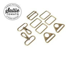 90740: Sallie Tomato LST118A Antique Brass Townsend Hardware Kit