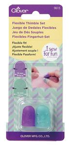 Clover CL9615 I Sew For Fun Flexible Thimble Set