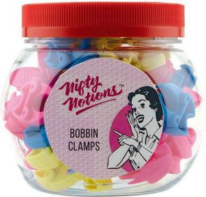 Nifty Notions NNBCJ70 Bobbin Clamps Jar 70ct