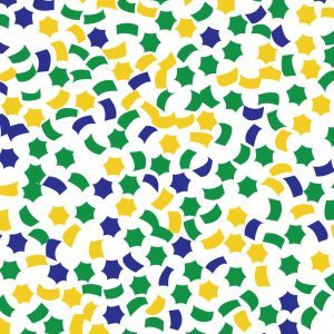 89276: Fabric Finders FF1985 Fleur de lis Fabric Multicolored Print 15Yd Bolt 9.34/Yd 100% Cotton 60"