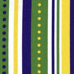 Fabric Finders 1991 Mardi Gras Stripe Fabric 60″ wide bolt