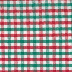 Fabric Finders T11 Red and Green Check Fabric 60″ wide bolt