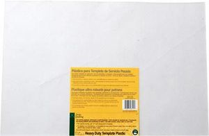 Dritz D3115, Heavy Duty Template Plastic 12x18in to Cut with scissors, rotary knife, or craft knife or applique or quilt ruler work