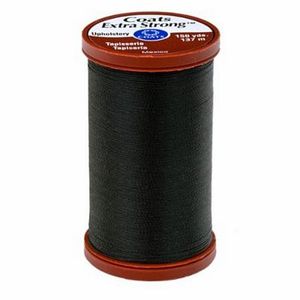 95552: Coats & Clark Upholstery S964-0900 Black 15wt Thread 150yd Spools, Box of 3